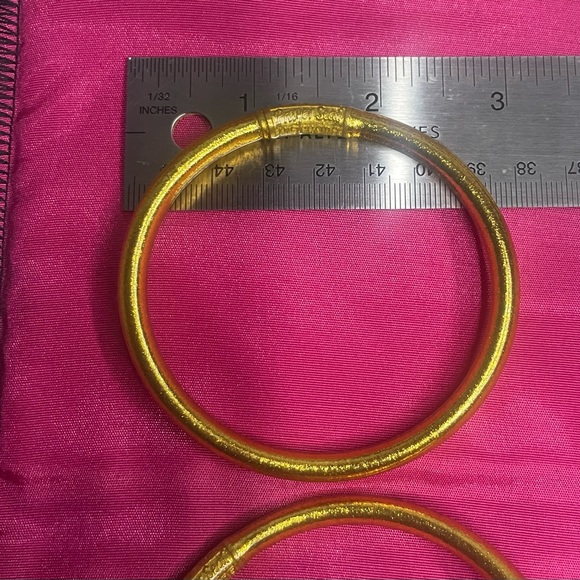 Buddha girl Gold Bangle Set - Picture 6 of 7